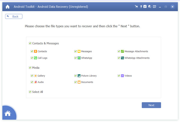 AnyMP4 Android Data Recovery 2.0.10