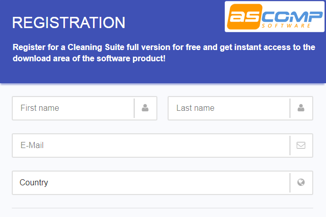 free ASCOMP Cleaning Suite Professional 4.006