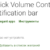 Quick Volume Control in notification bar ( Android)