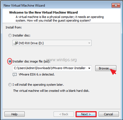 How to Install ESXi on VMware Workstation