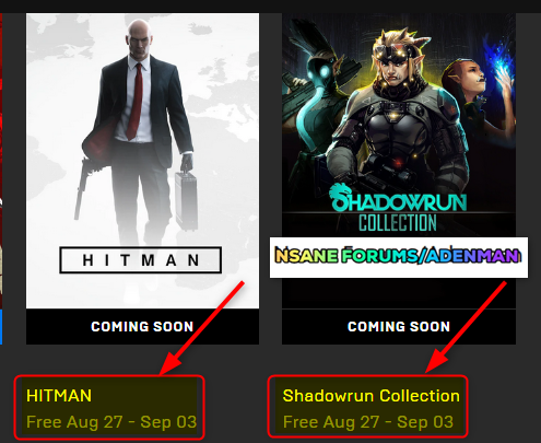 [tomorrow]2-free[pc-epic-games]-hitman-&-shadowrun-collection