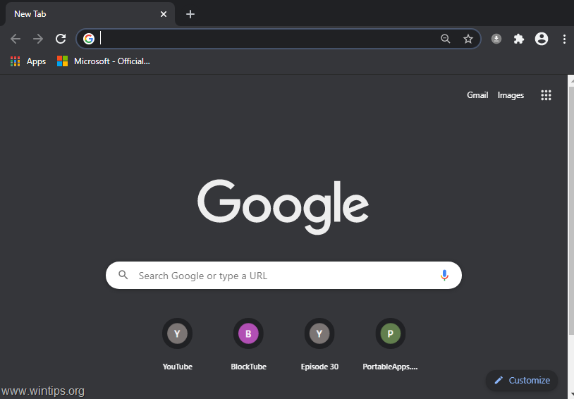 google chrome not opening to homepage