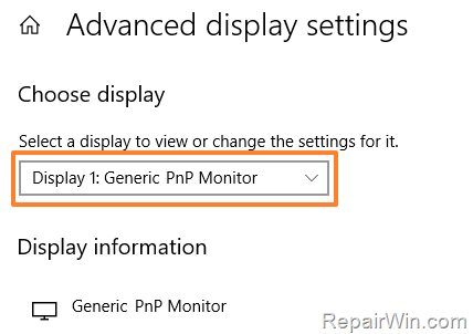 FIX Generic PNP Monitor on Windows 10