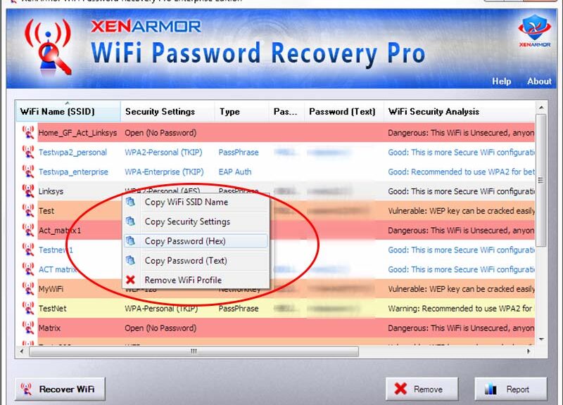 wifi password recovery windows 7