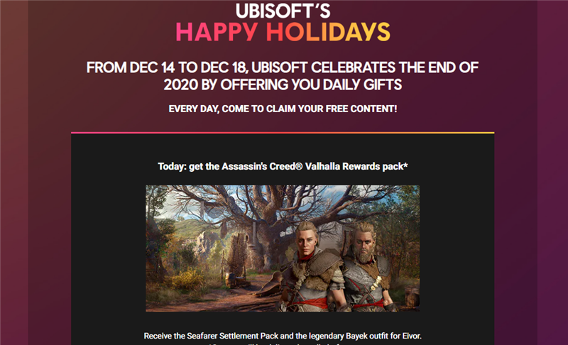 ubisoft-celebrates-the-end-of-2020-by-offering-you-daily-gifts