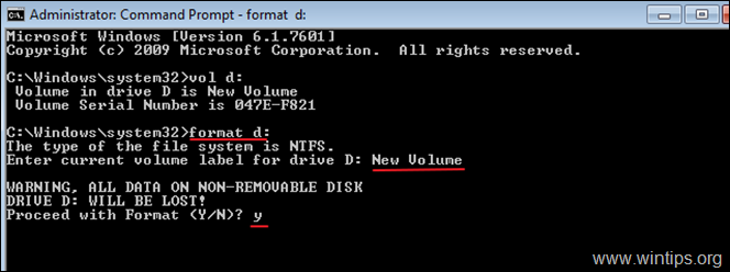 How to Format Hard Drive from Command Prompt 