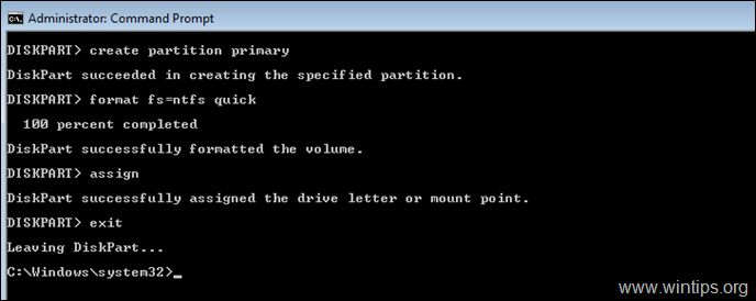 How to Format Hard Drive from Command Prompt or DISKPART