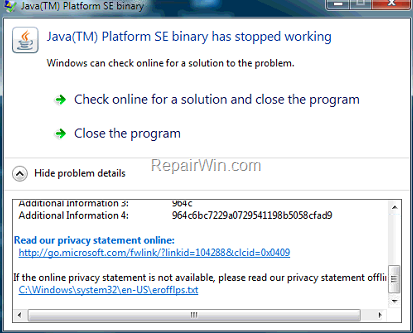 minecraft launcher java exception has occurred