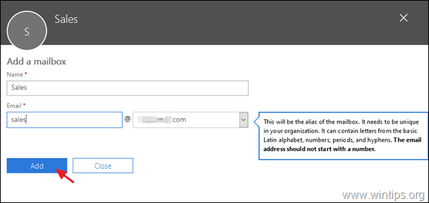 Add Shared Mailbox in Office 365