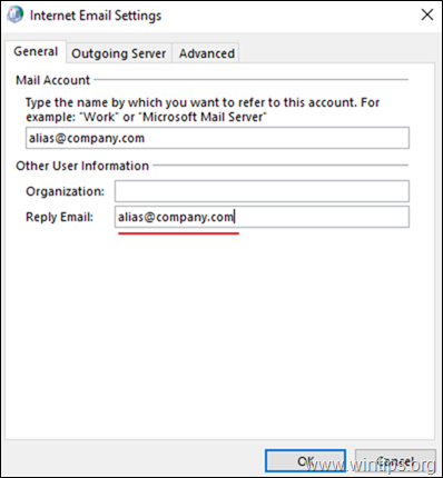How to Add Email Alias in Outlook 
