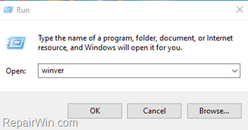 See Windows 10 Installed Version
