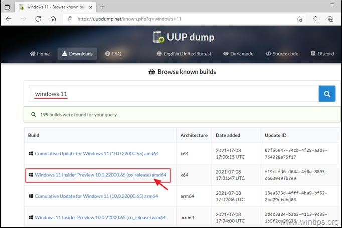 download windows 11 uup dump
