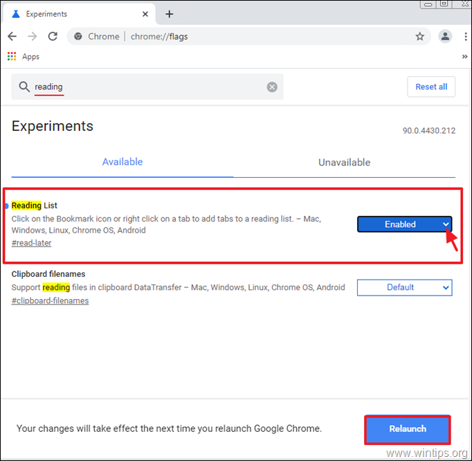 How to Enable or Remove Chrome Reading List on Desktop.