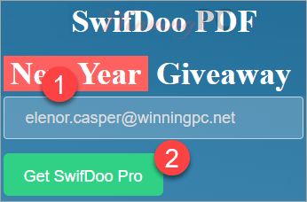 Swifdoo Pdf Pro Giveaway Page