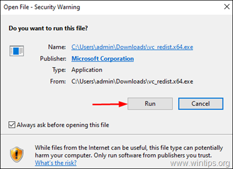 How to Install Microsoft Visual C++ 2015 Runtime libraries