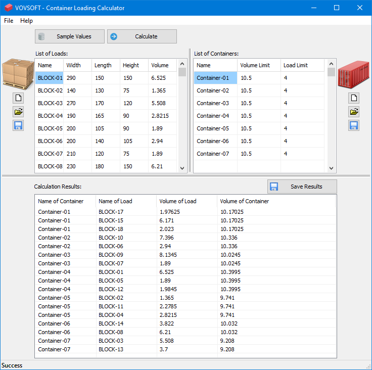 vovsoft-container-loading-calculator-v1.3