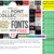 All Fonts Collection – Mega Typeface Bundle – Lifeitme Commercial License