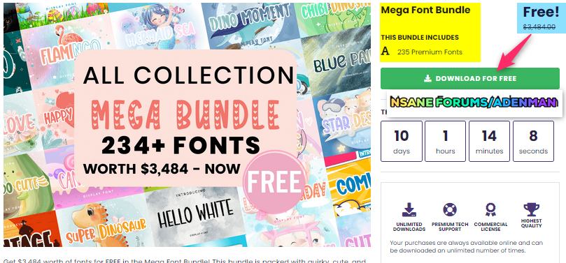 mega-font-bundle-–-free-commercial-license