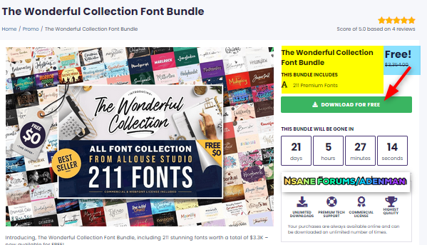 [expired]-the-wonderful-collection-font-bundle-–-211-premium-fonts