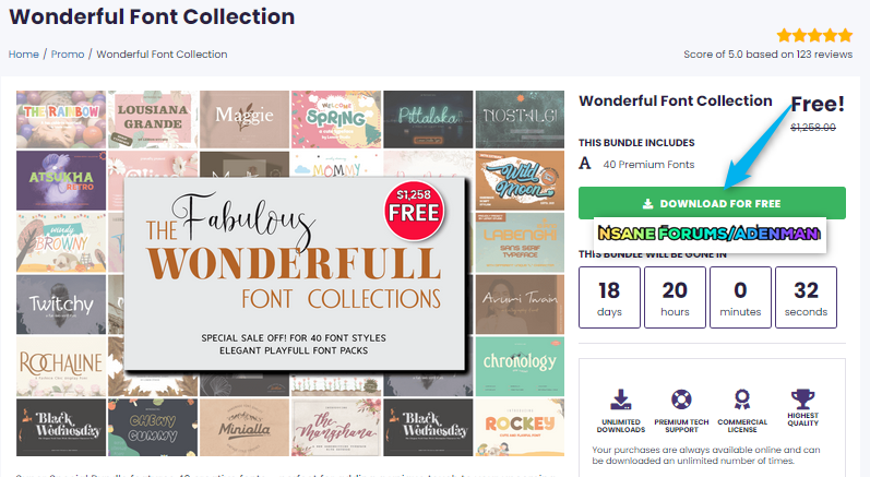 [expired]-wonderful-font-collection-–-40-premium-fonts