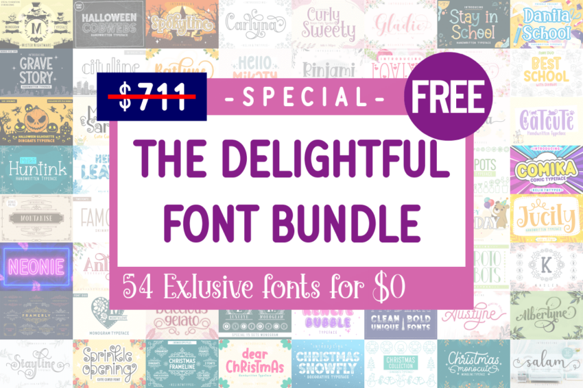 the-delightful-font-bundle-–-54-premium-fonts