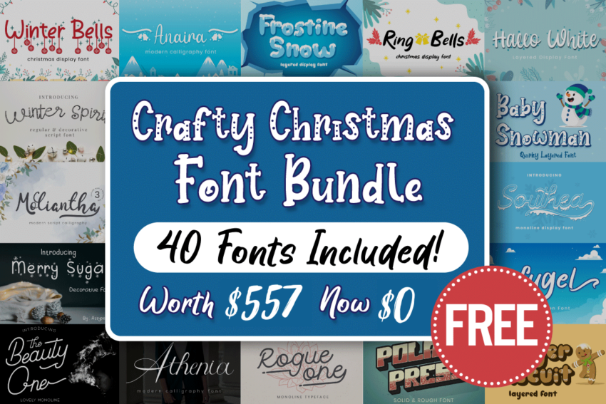 crafty-christmas-font-bundle-–-40-premium-fonts