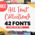 [Expired] All Font Collection Bundle – 42 Premium Fonts