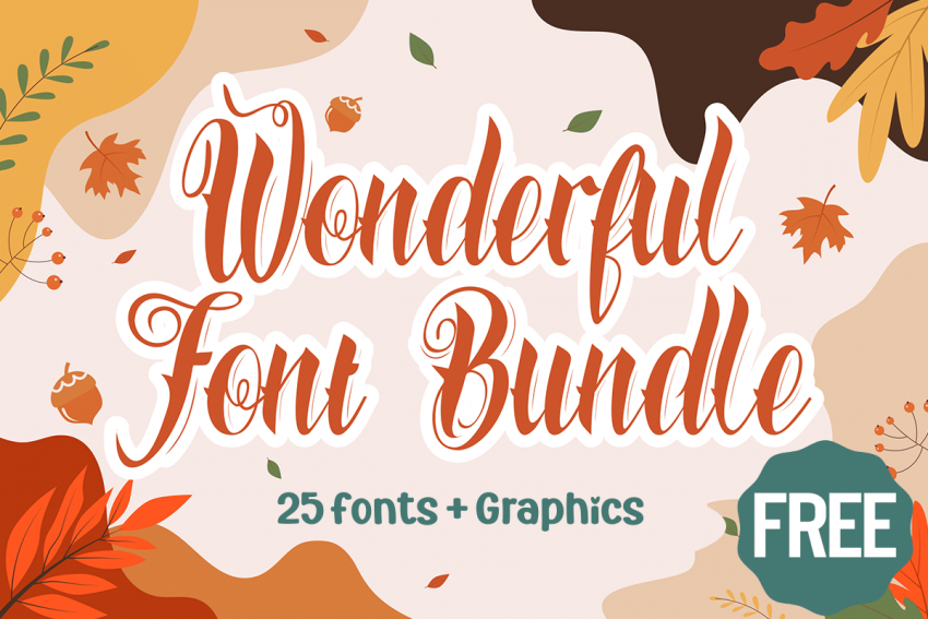 [expired]-wonderful-font-bundle-–-25-premium-fonts-&-5-premium-graphics