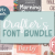 [Expired] Crafters Bundle – 27 Premium Fonts