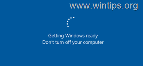 FIX Getting Windows Ready, don't turn off your computer Stuck on Windows 10/11.