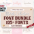 [Expired] Ultimate Collection Font Bundle – 138 Premium Fonts