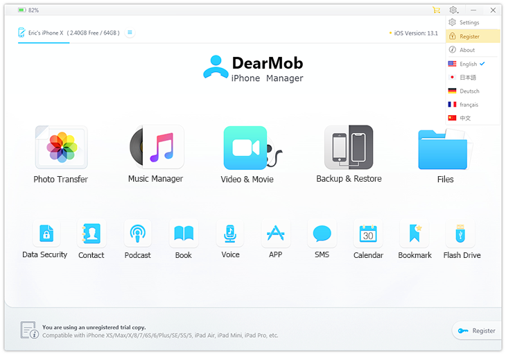 dearmob-iphone-manager-v6.0