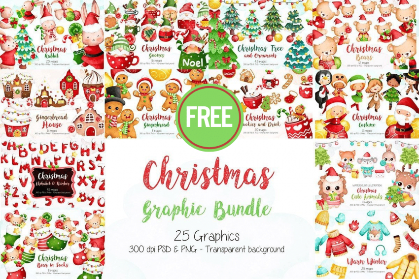 [expired]-adorable-christmas-graphic-bundle-(25-premium-graphics)
