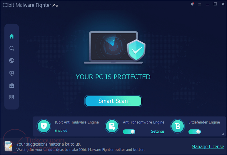 IObit Malware Fighter PRO Giveaway Screenshot