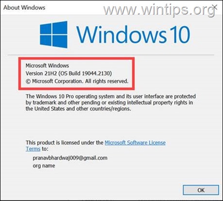 How to Check Which Version of Windows 10/11 is Installed on your Computer