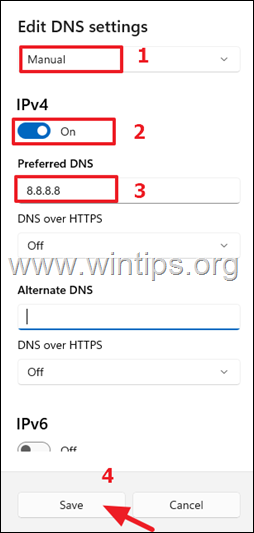 How to Change DNS Settings in Windows 10/11.