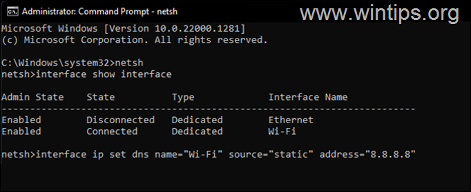 How to Change DNS Settings from Command Prompt