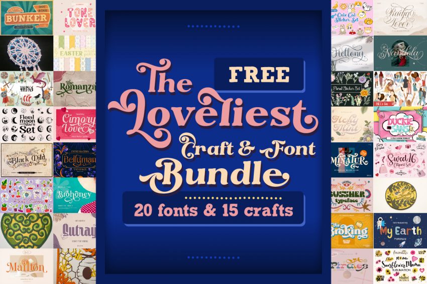 [expired]-the-loveliest-craft-&-font-bundle-(20-premium-fonts-+-15-premium-crafts)