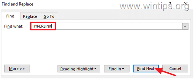 How to Find Hyperlinks in Word