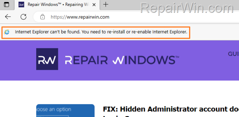 internet-explorer-can’t-be-found-you-need-to-re-install-or-re-enable-internet-explorer-(solved).