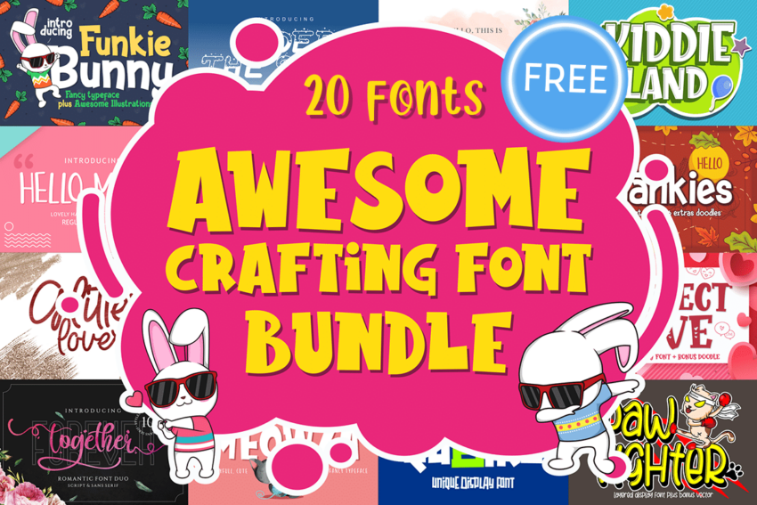[expired]-awesome-crafting-font-bundle-(20-premium-fonts)