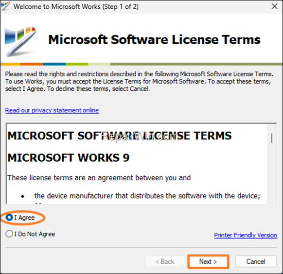 Install Microsoft Works on Windows 10/11