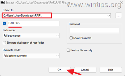 How to Extract a RAR archive with 7Zip