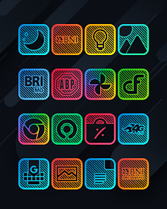 [android]-lines-square-–-neon-icon-pack