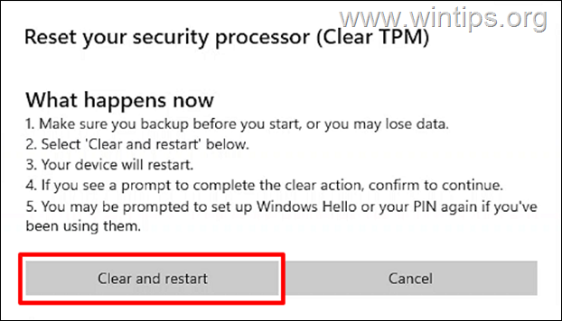 How to Clear TPM on Windows 10/11