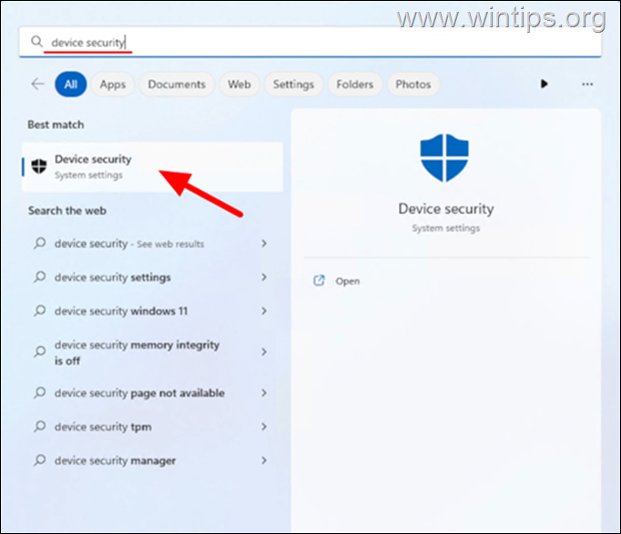 Clear TPM - Windows Defender Device Security