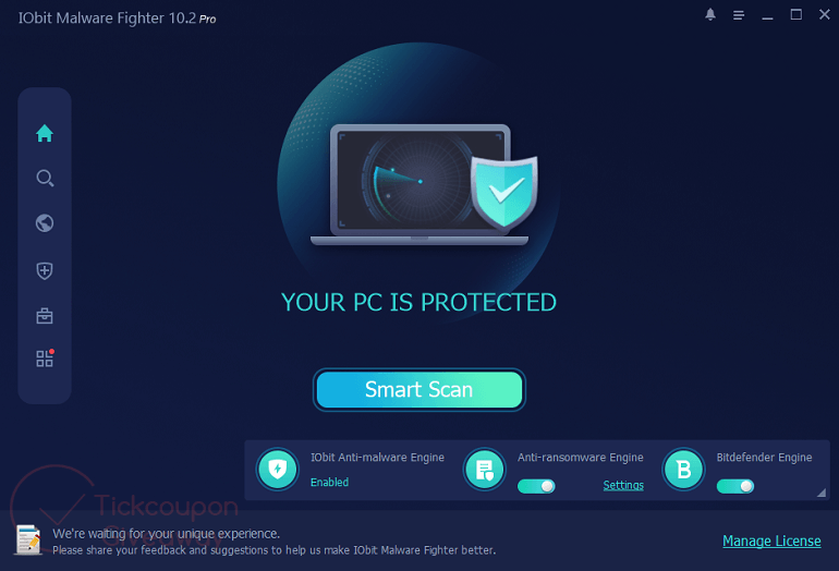 iobit malware fighter free key 2023