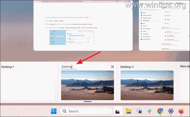How to Create - Manage Virtual Desktops in Windows 11