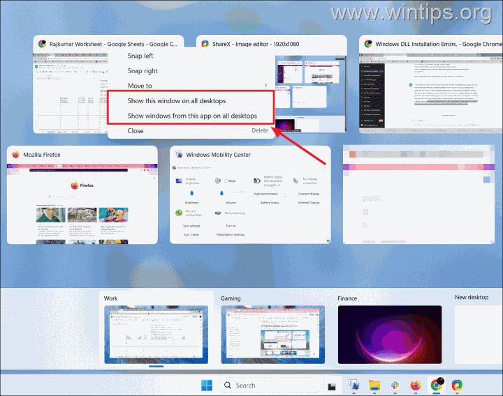 How to Create a Virtual Desktop in Windows 11.