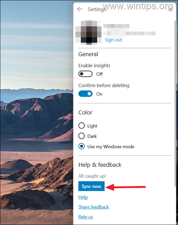 How to Synchronize Sticky Notes to Microsoft Account